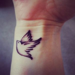 4.Cute Bird Tattoo