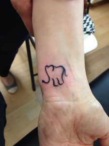 54.Elephant Tattoo