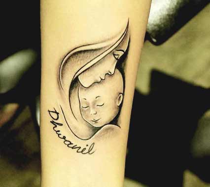 70.Mother Love Tattoo