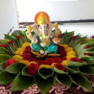 3.Ganesha Betel leaf decoration