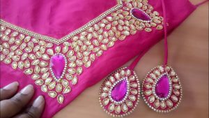 25.Kundan stone tassels