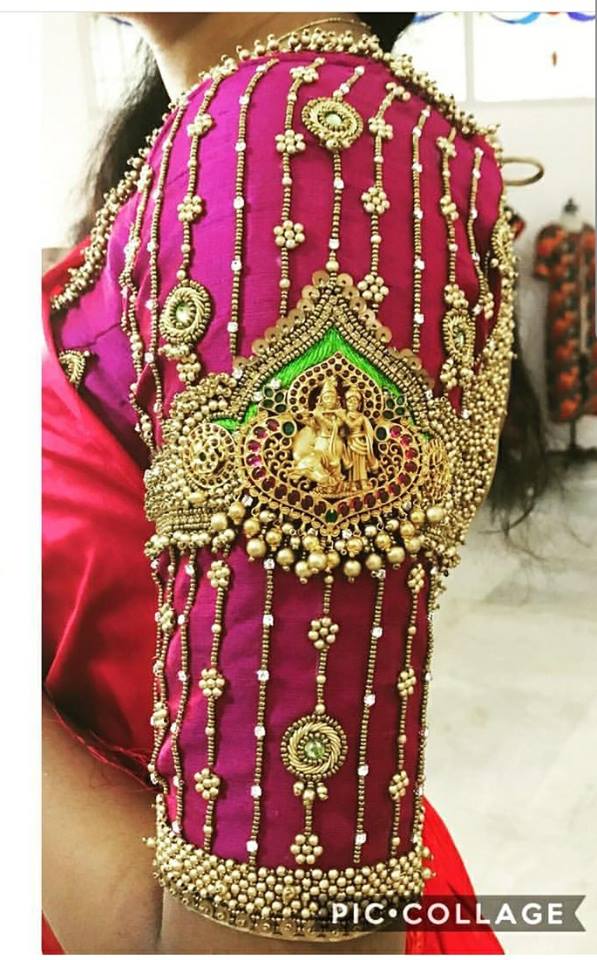 29.Radha krishna bridal blouse 