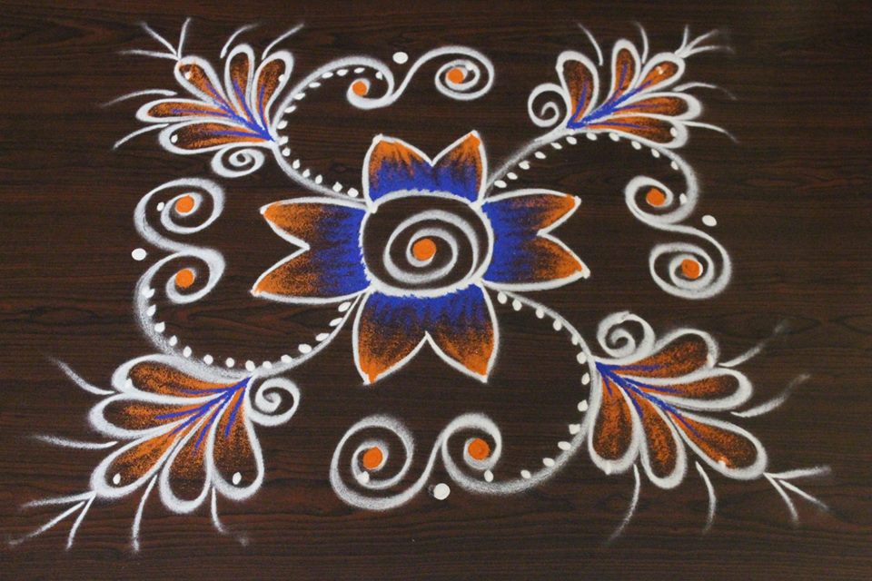 10.Margazhi Rangoli design 10