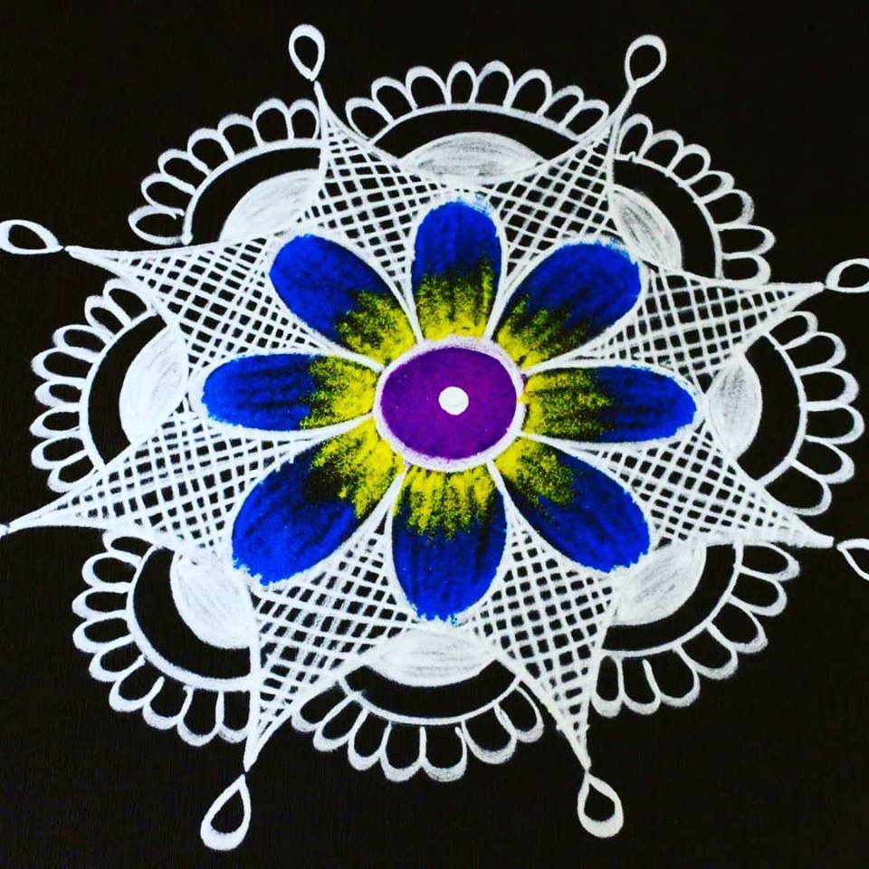 12.Margazhi Rangoli design 12