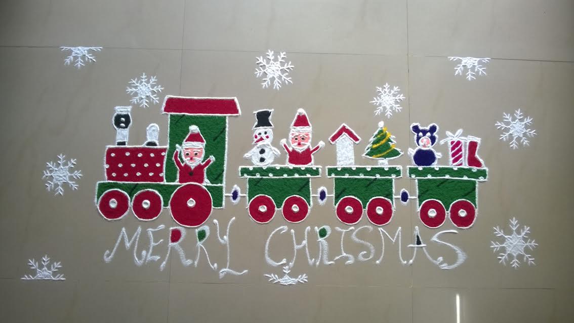 12.Merry Christmas train 
