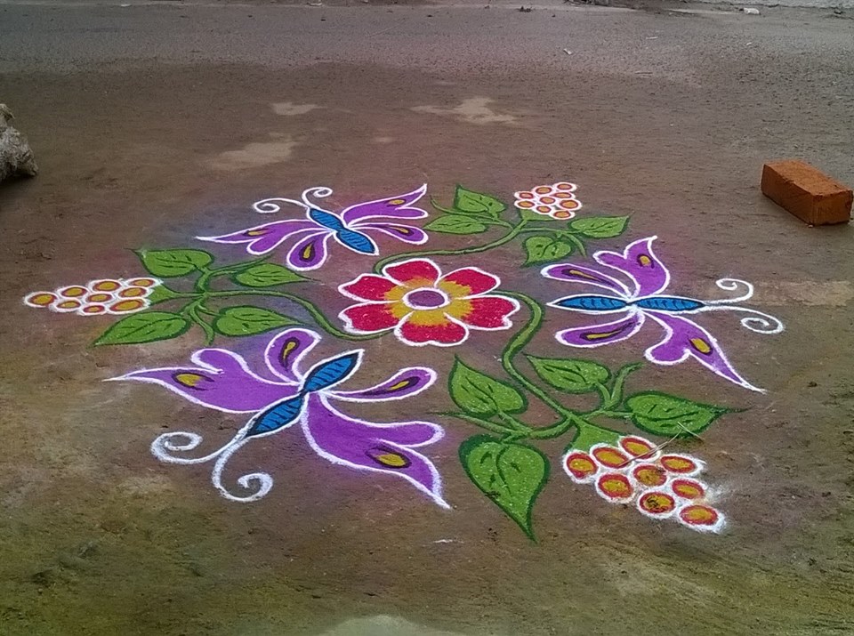 20.Margazhi Rangoli design #20