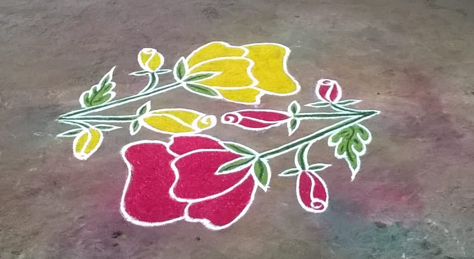 21.Margazhi Rangoli design #21