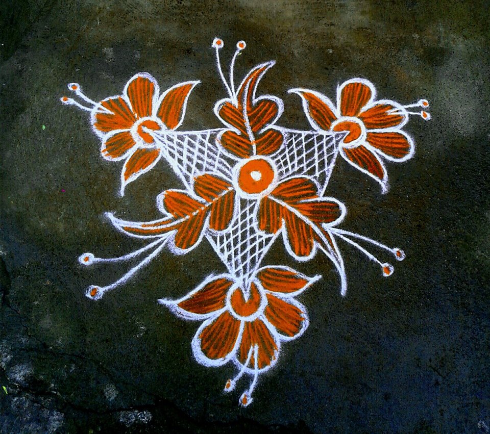 26.Margazhi Rangoli design #26