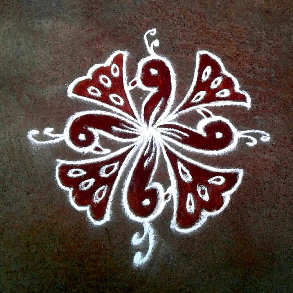 28.Margazhi Rangoli design #28