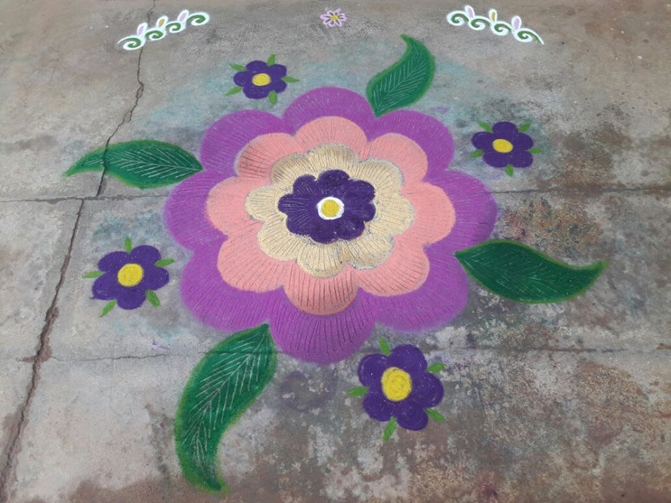 Margazhi Rangoli design 2