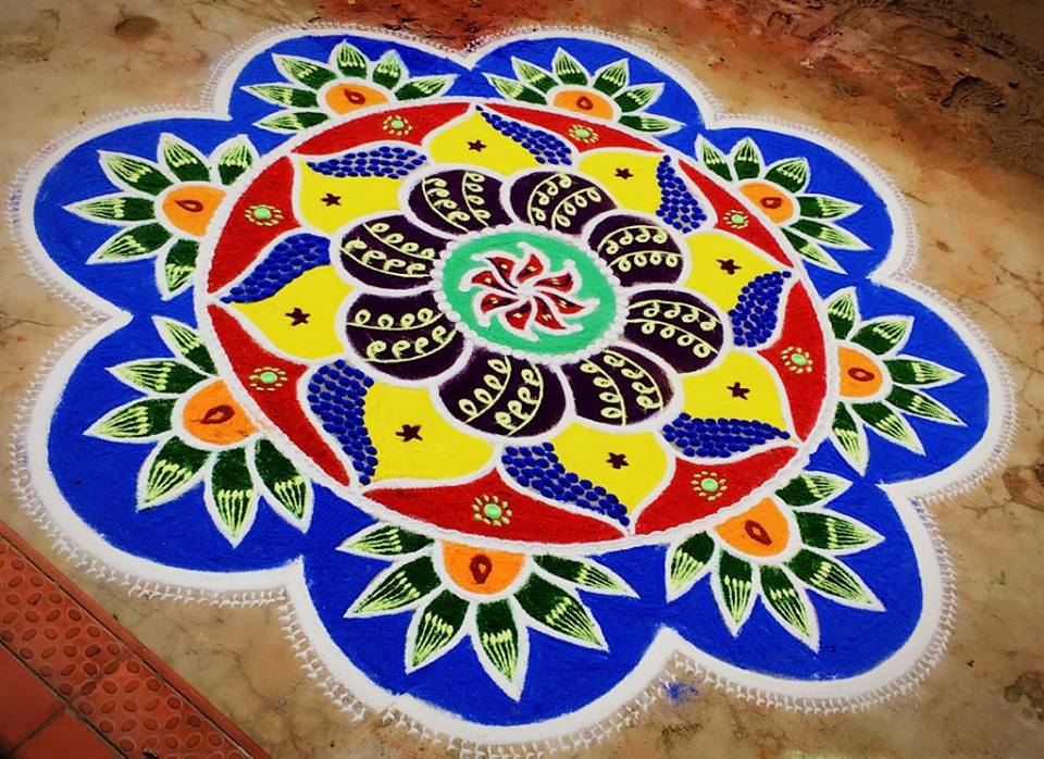 37.Margazhi Rangoli design #37