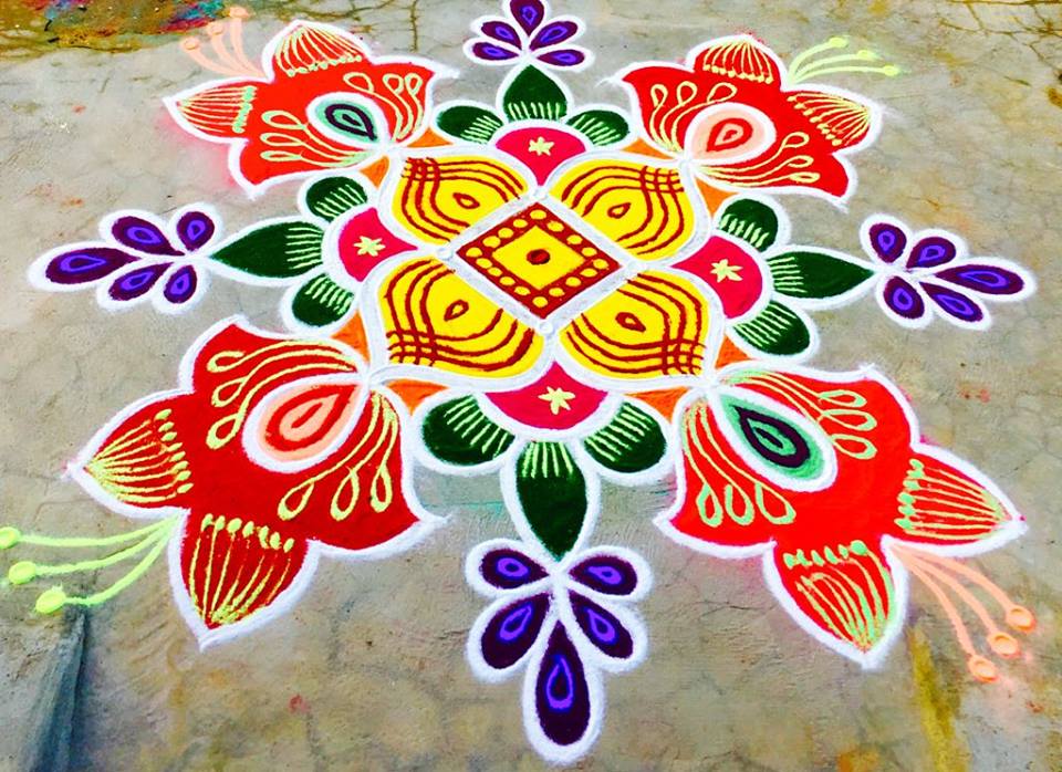 37.Margazhi Rangoli design #37