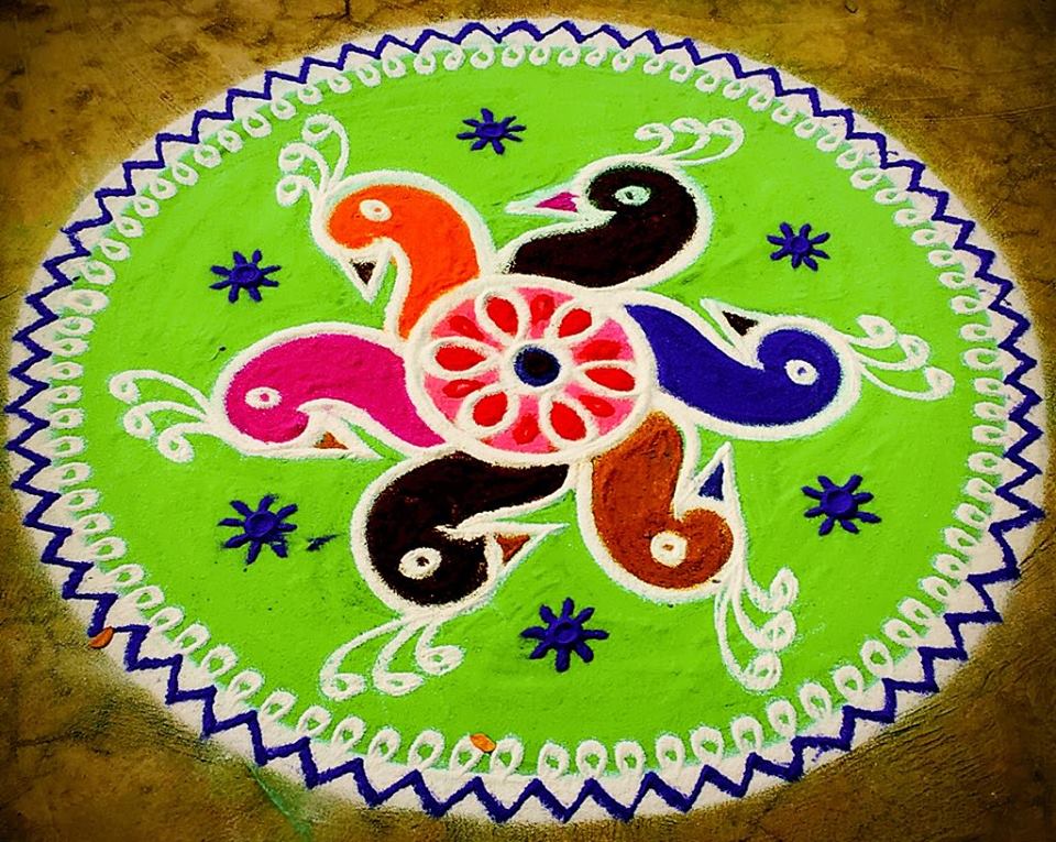 39.Margazhi Rangoli design #39