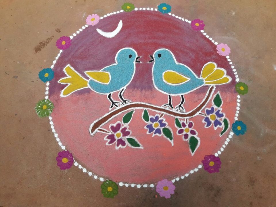 Margazhi Rangoli design 4