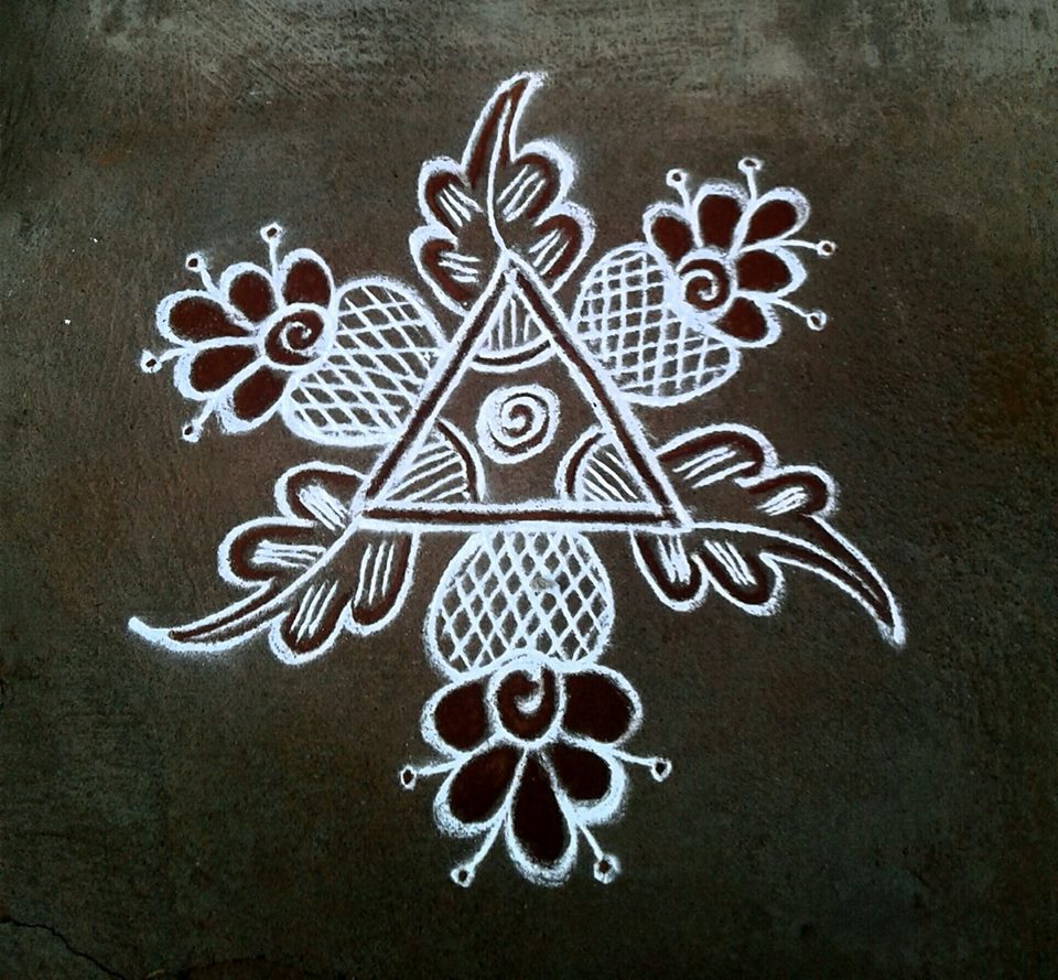 44.Margazhi Rangoli design #44