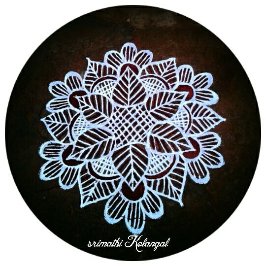 45.Margazhi Rangoli design #45