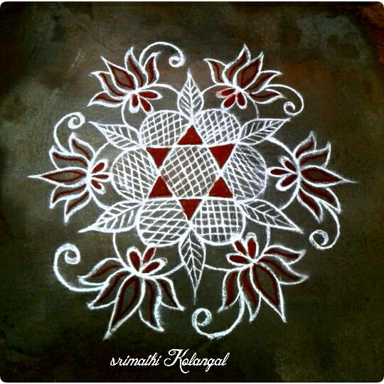 48.Margazhi Rangoli design #48