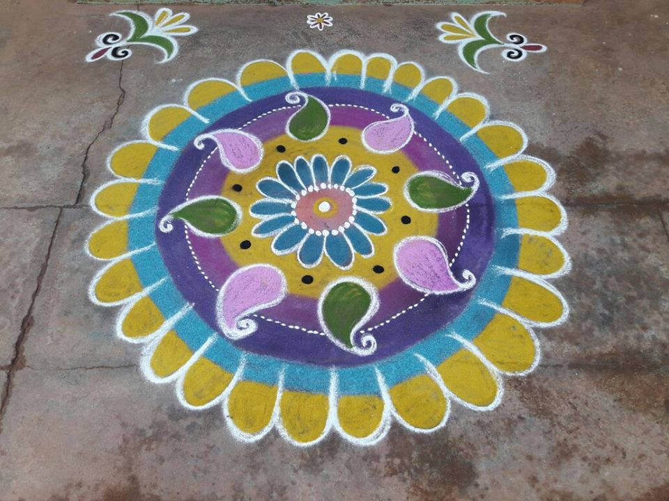 5.Margazhi Rangoli design 5