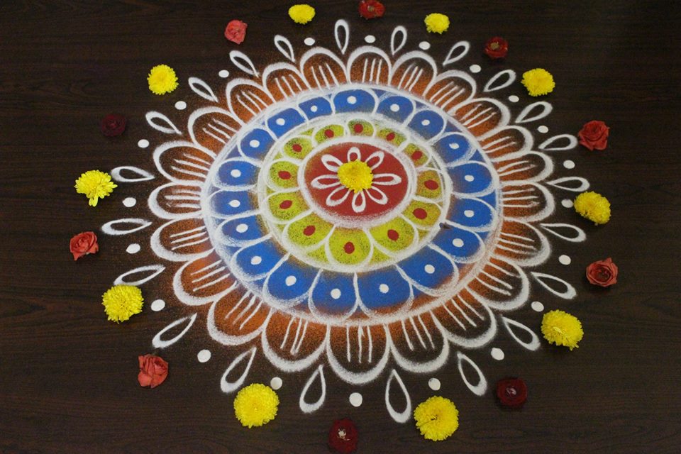 9.Margazhi Rangoli design 9