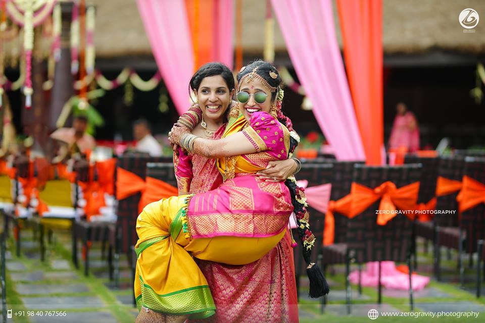 Cheerful bride 