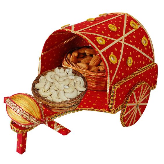 Dry Fruits in Red Cart