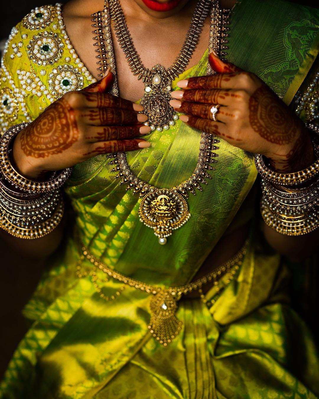 Bridal silver Neck jewellery