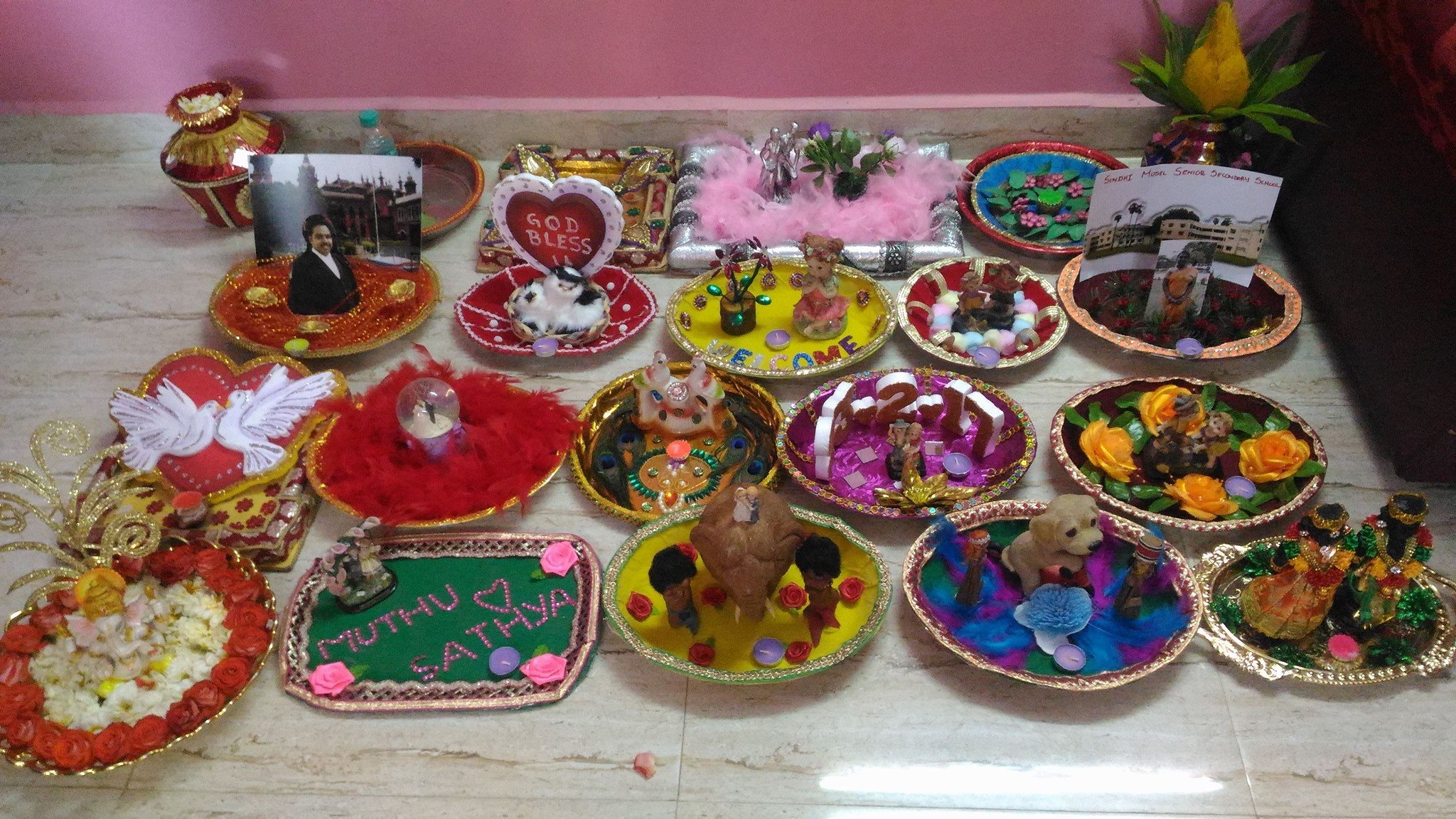  Chandra's Wedding, aarthi plates & return gifts-img19