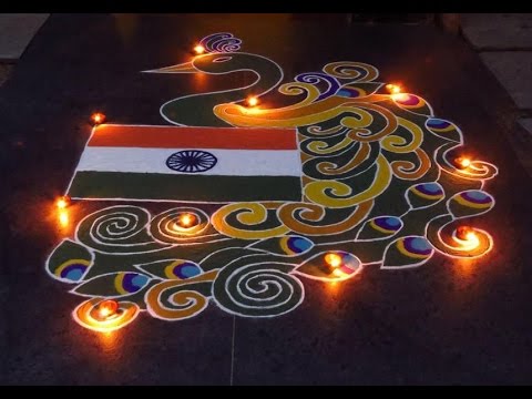 Independence day rangoli11