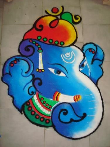  Ganesha in Blue