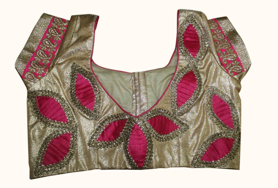 blouse patch work design 2018