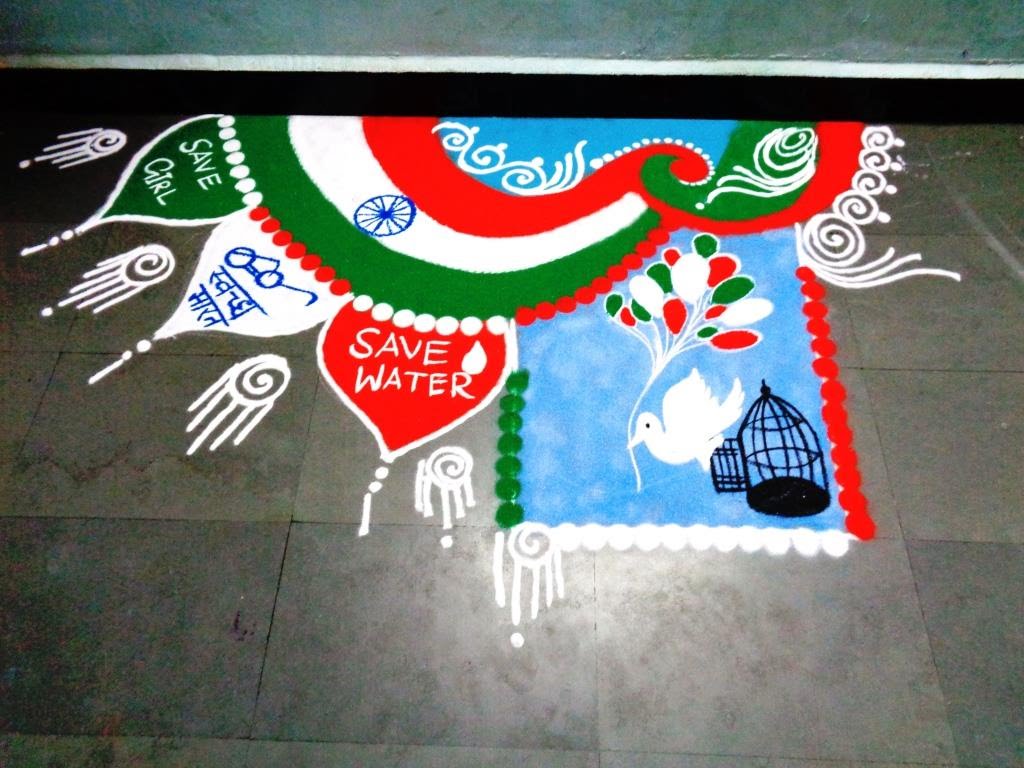 Independence day rangoli3