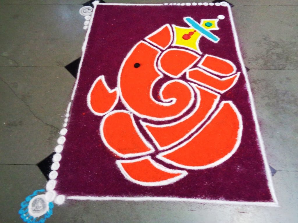  Orange Ganesha