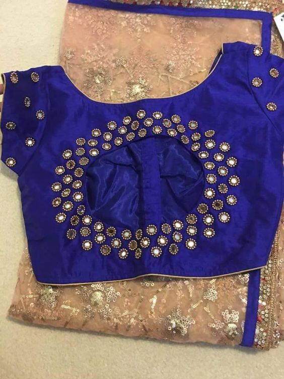 Mirror Work for Designer Saree