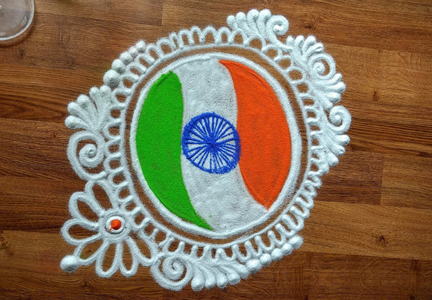 Independence day rangoli5