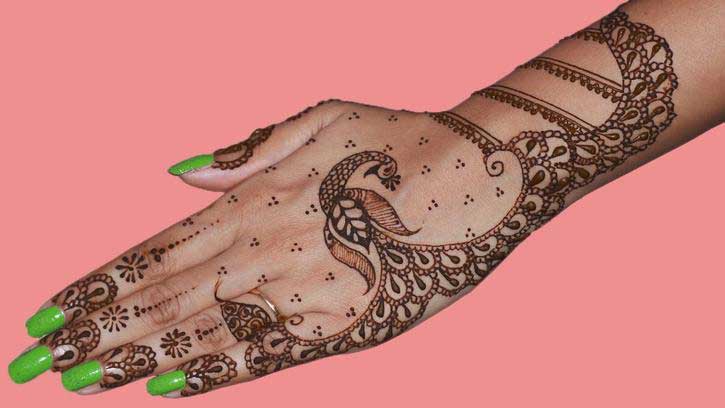 peacock mehndi2