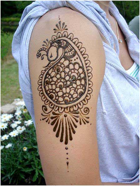 peacock mehndi3