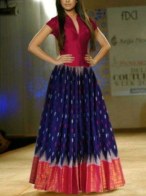 11.Collared Lehnga blouse