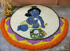 14. Baby Krishna pookolam