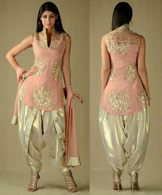 21.Dhoti style salwar