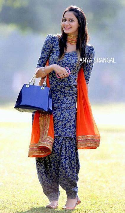 24.Royal Blue patiyala chudi