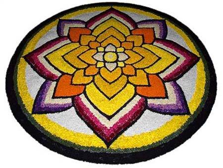 5. Five Layer Flower poo kolam