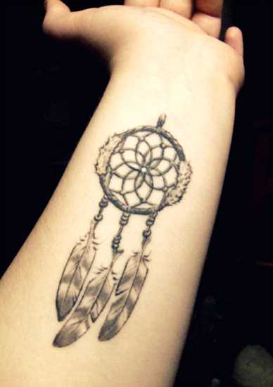 51.Dream catcher Tattoo