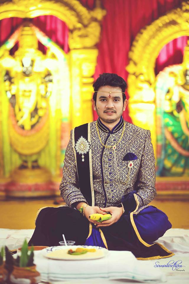 3.Blue Royal Sherwani 