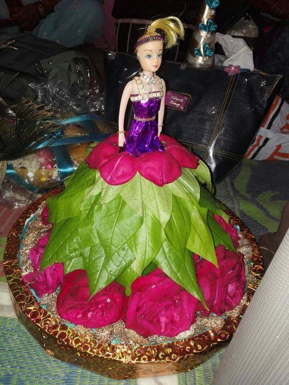 1.Betel leaf dress for Barbie