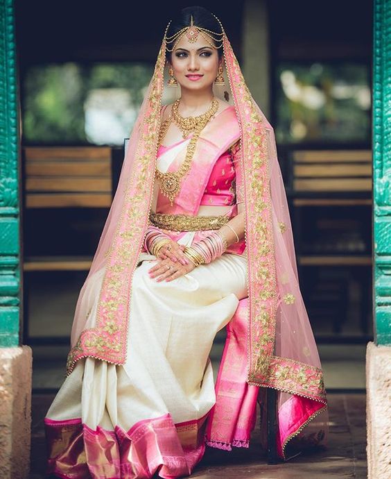 18.Baby Pink Border Silksaree