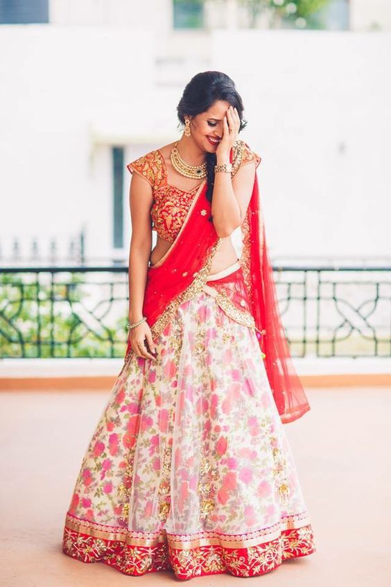 26.Red Bridal Lehnga 