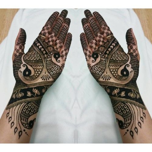 27.Double Peacock Mehndi Design