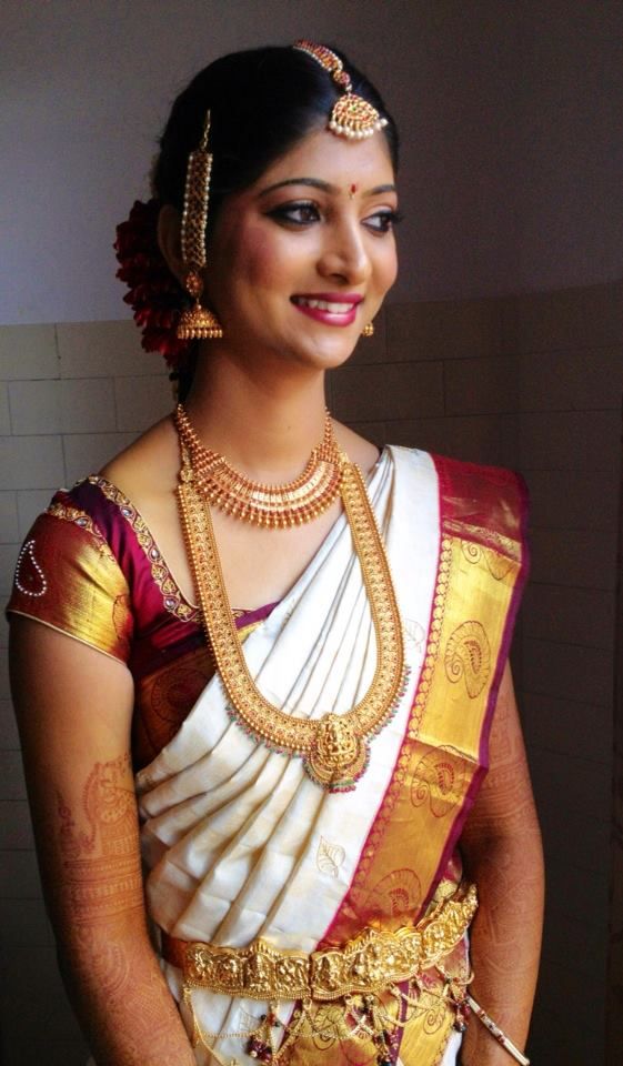 4.Maroon border silksaree