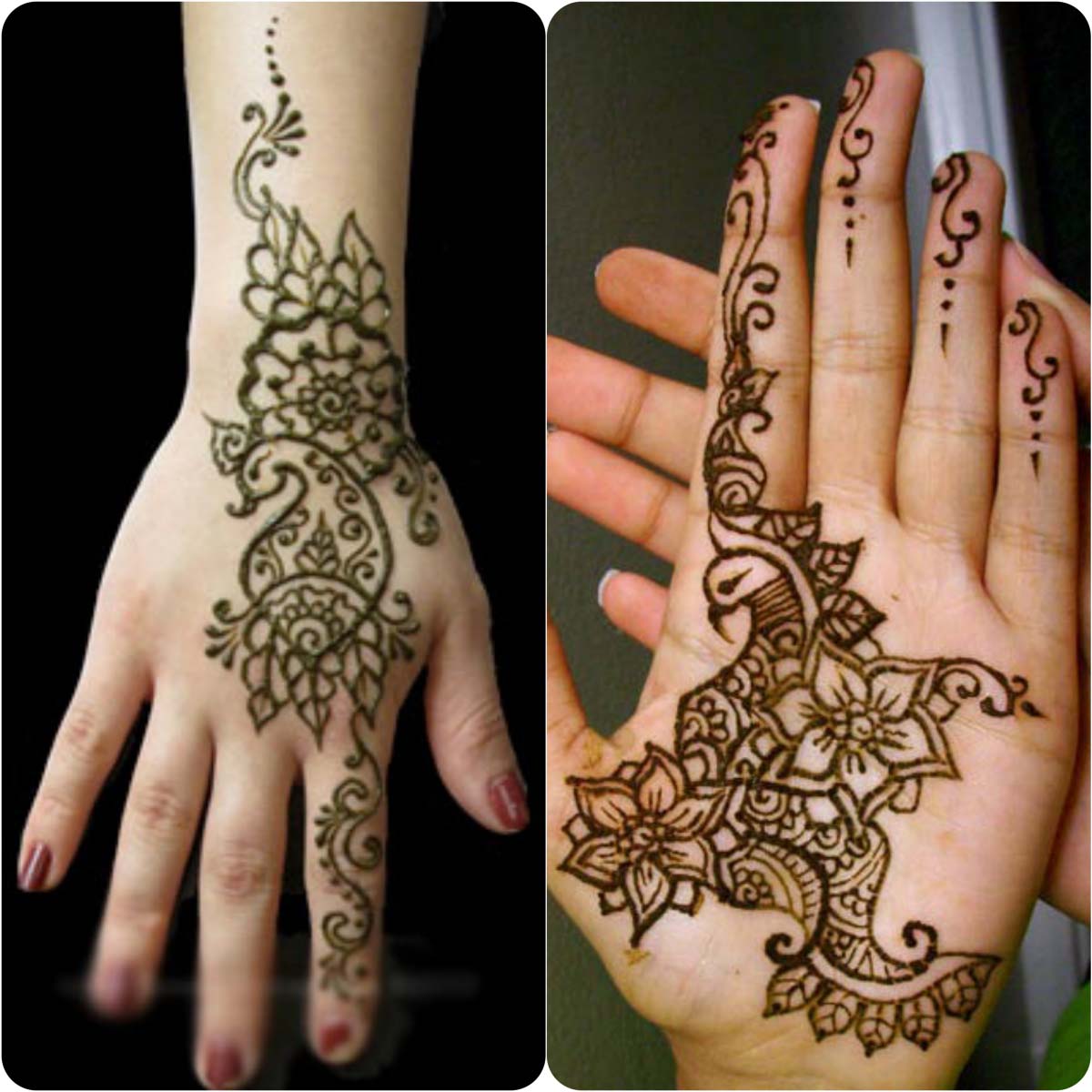 51.Simple Peacock Mehndi Design for Beginners 