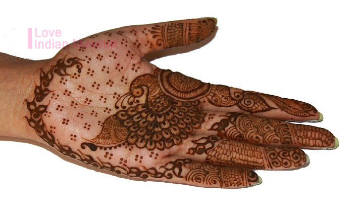 55.Love Peacock Mehndi 